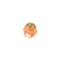 Кольцо Nature Bijoux, Connemara, разъемное, с перламутром и яшмой, NB23.1-19-24621 коричневый