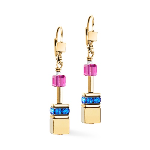 Серьги Coeur de Lion Multicolour Rainbow-Gold, 3015/20-1535