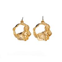 Серьги Dansk Copenhagen, Courage Waterproof, с эффектом мятого металла, DNSK26.1-3W2601012 золотистый