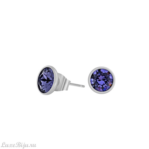 Пусеты Fiore Luna Tanzanite SWE297 T S