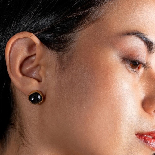 Серьги Tucco, Camila, с кристаллом, TC26.1-TMPE97-D черный фото 2