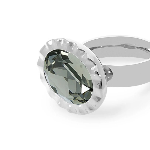 Кольцо Qudo TIVOLA UNICA big (S/P)Black diamond 54, 686530 фото 8