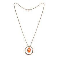 Колье Fiore Luna ORANGE OPAL, LN5140 R/G