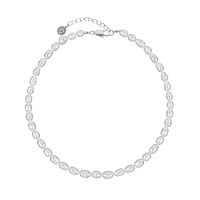 Колье Fiore Luna String of Pearls Сarabiner, BL4514 S