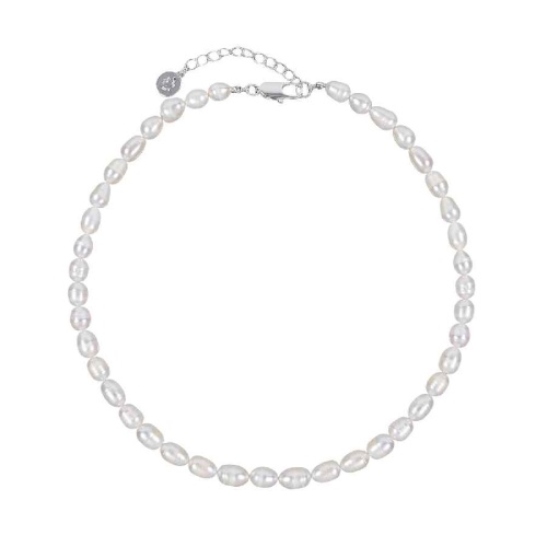 Колье Fiore Luna String of Pearls Сarabiner, BL4514 S