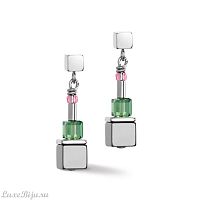 Пусеты Coeur de Lion Blue-Green-Lilac, 5020/21-0754