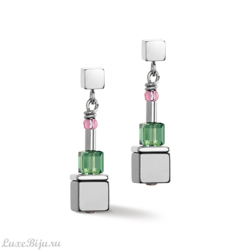 Пусеты Coeur de Lion Blue-Green-Lilac, 5020/21-0754