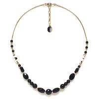 Колье Nature Bijoux, Bagheera, с агатом и раковиной, NB24.1-15-43023 черный