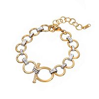 Браслет Moon Paris, Ringo, биколорный, MR-26.06-101 золотистый