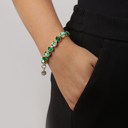 Браслет Dyrberg Kern ELAINE SG EMERALD GREEN MIX, 450160 фото 4