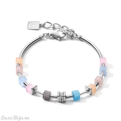 Браслет Coeur de Lion Fine Pastel Blue-Rose 5028/30-0719 фото 3