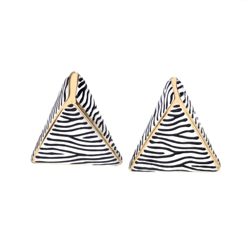 Серьги Francesca Bianchi, с эмалью, FB25.2-84S золотистый