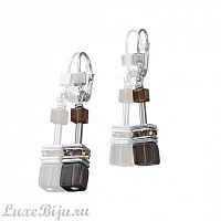 Серьги Coeur de Lion Brown 4017/20-1100