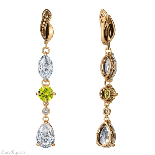 Серьги Fiore di Firenze OR0431 VERDE фото 2