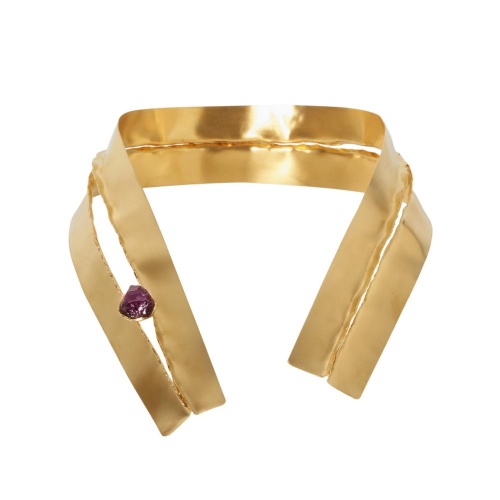 Колье Katerina Vassou, Ratana, с аметистом, KV26.1-307080G фиолетовый фото 5