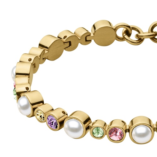 Браслет Dyrberg Kern SACHA SG PASTEL MULTI / WHITE PEARL, 450096 фото 3