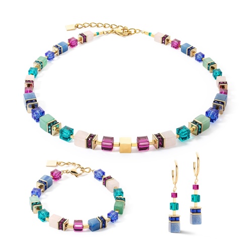 Пусеты Coeur de Lion Multicolour Gemstone, 3039/21-1561 фото 9