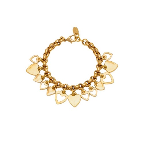 Браслет Tucco, Ciao amore, с сердцами, TC-TMPU76 золотистый