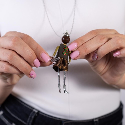 Подвеска Miamelie, кукла Джессика, MiA-2602-CL7657 серебристый фото 4