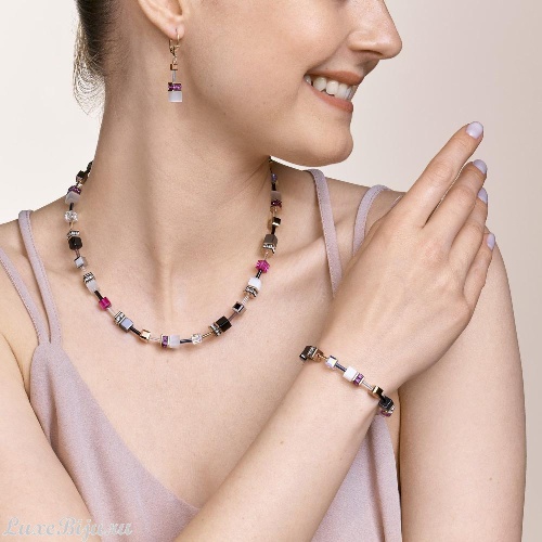 Колье Coeur de Lion White&Pink Rose Gold, 4013/10-0400 фото 4