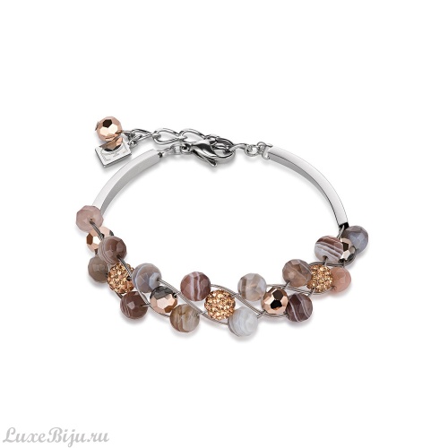 Браслет Coeur de Lion Brown-Grey 4895/30-1112