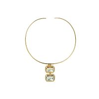 Колье Katerina Vassou, Axial Tilt, гривна с кристаллами, KV26.1-404962GSHADOW янтарный