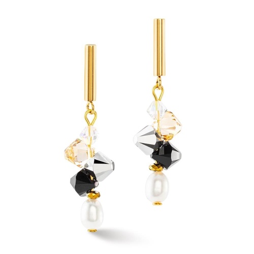 Серьги Coeur de Lion Black-Crystal, 1124/21-1318 фото 5