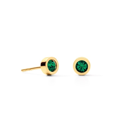 Пусеты Coeur de Lion Dark Green-Gold, 0227/21-0549
