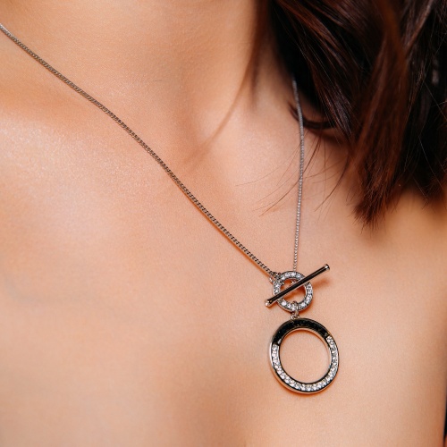 Колье Fiore Luna Jet Nut+CRY, B2110NM-N01.4.1 BW/S фото 3