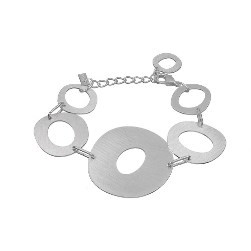 Браслет Dansk Copenhagen, Alaya, с овалами неправильной формы, DNSK26.1-7C2501002 серебристый