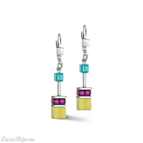 Серьги Coeur de Lion Multicolour Fancy, 2838/20-1568