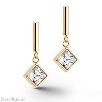 Пусеты Coeur de Lion Crystal-Gold, 6006/21-1816