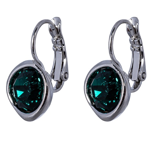 Серьги Fiore Luna Emerald, A1911.18 G/S фото 3