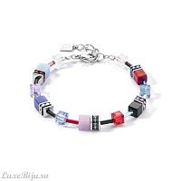 Браслет Coeur de Lion Red-blue-lilac, 2838/30-0330