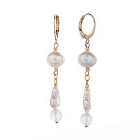 Серьги Lanzerotti, Pesca, с жемчугом, жадом и кристаллом, LZ-24.05-242 розовый