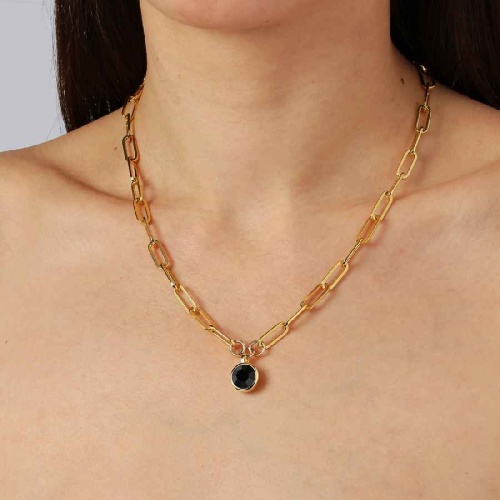 Колье Dyrberg Kern LISANNA SG BLACK, 450089 фото 2