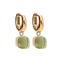Серьги Qudo FIRENZE (G) Olivine, 107001/20-4906