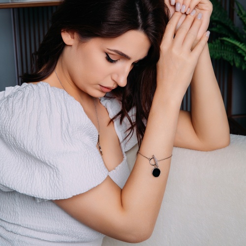 Браслет Fiore Luna Onyx, C2010NM-B03.1 BW/S фото 5