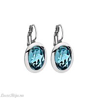 Серьги Qudo Tivola Aquamarine 303015 BL/S