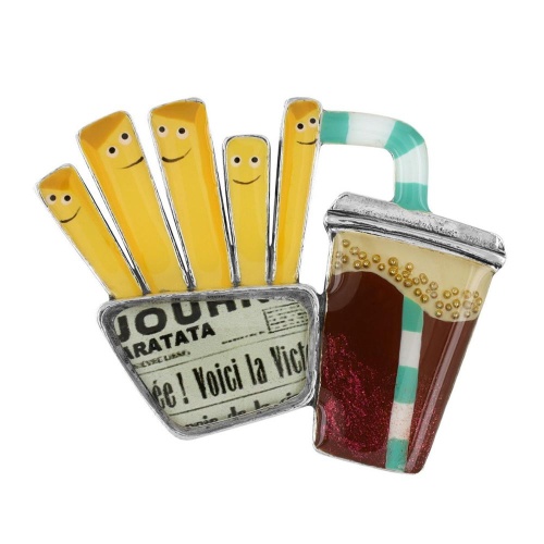 Кольцо TARATATA, Ketchup, разъемное,смола,слюда,микрошарики, TT-W23-08420-10M серебристый