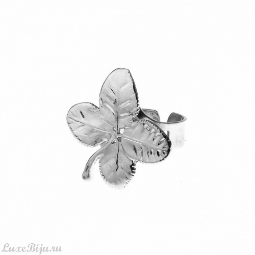 Кольцо Ester Bijoux Четырёхлистник LF13R- S BW