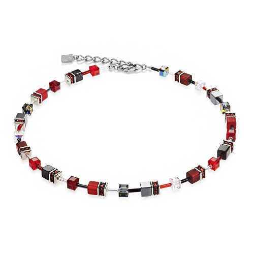 Колье Coeur de Lion Red-Grey, 4014/10-0312