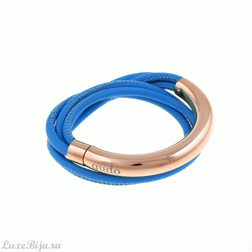 Браслет Qudo Doppio RG 115507 BL