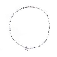 Колье Moon Paris, Ringo, минимализм, MR-22.04-135 серебристый