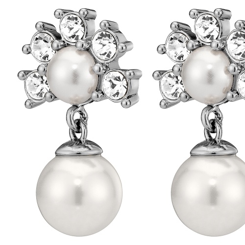 Серьги Dyrberg Kern VERONICA SS CRYSTAL /WHITE PEARL, 450108 фото 3
