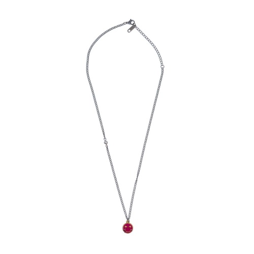 Колье Moon Paris, Kids, с подвеской-смайл, MK-23.03-012 розовый