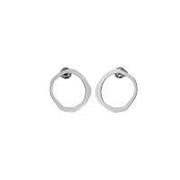 Серьги Dansk Copenhagen, Elysian, минималистичный дизайн, DNSK25.2-3C2407006 серебристый