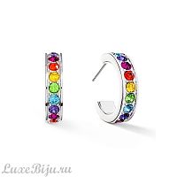  Пусеты Coeur de Lion Multicolour Silver, 0131/21-1517
