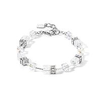 Браслет Coeur de Lion White-Silver, 3018/30-1417