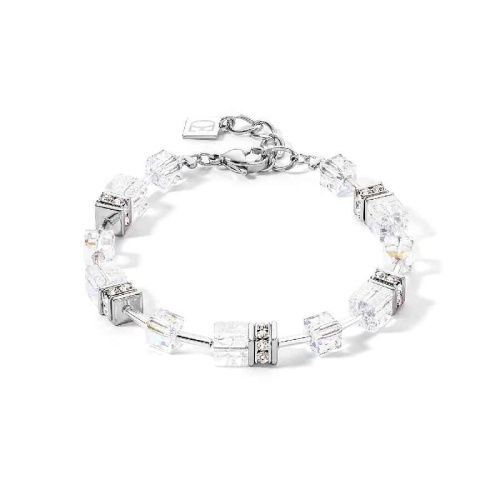 Браслет Coeur de Lion White-Silver, 3018/30-1417